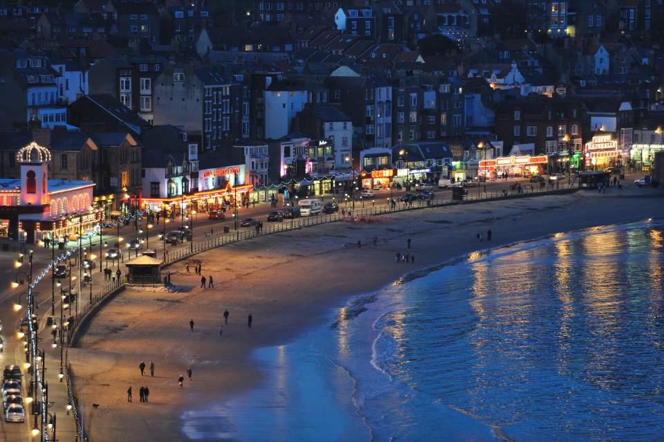 Scarborough at night by Bruce Parker
